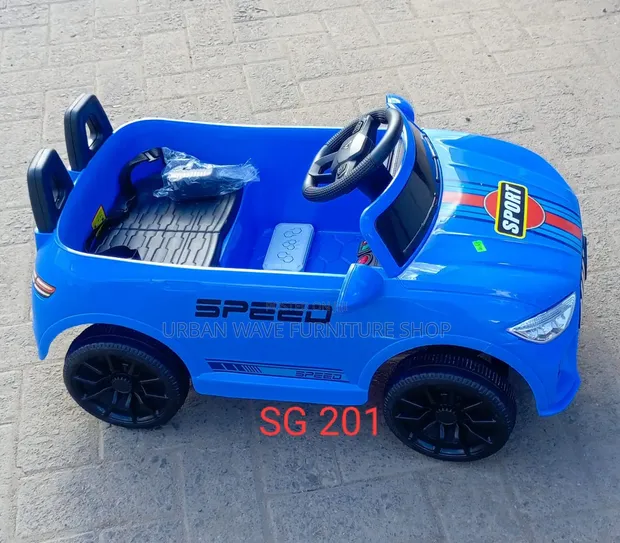 Blue Ride-On Toy Car - 1