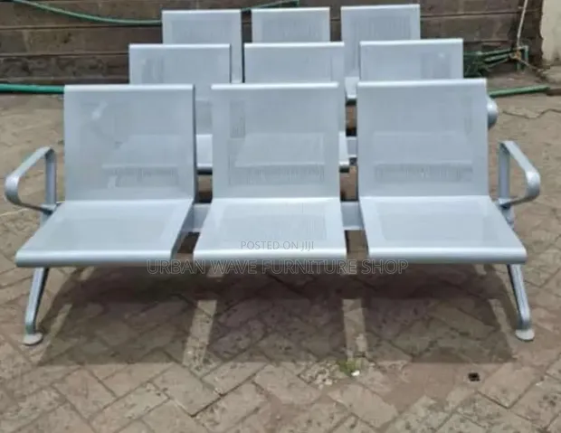 Silver Heavy Duty Link Chairs (Brand New) - 1
