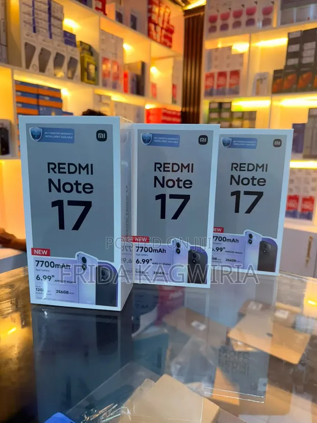 Xiaomi Redmi Note 17 4G 256GB Mpya Nyeusi - 1