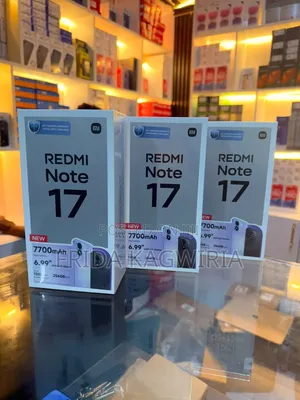 Xiaomi Redmi Note 17 4G 256GB Mpya Nyeusi