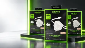 Oraimo PowerGan 454 OCW-7451U 45W Retractable Charger