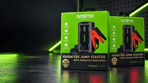 Oraimo Power Spark 1500A 12V Car Jump Starter & 10,000mAh Powerbank