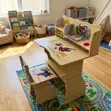 Wooden Kids Study Desk and Chair Set - 2