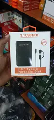 2.5" USB 3.1 Type-C External Hard Drive Enclosure Portable - 1