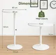 Adjustable Round Coffee Table | Modern Home Office - 5