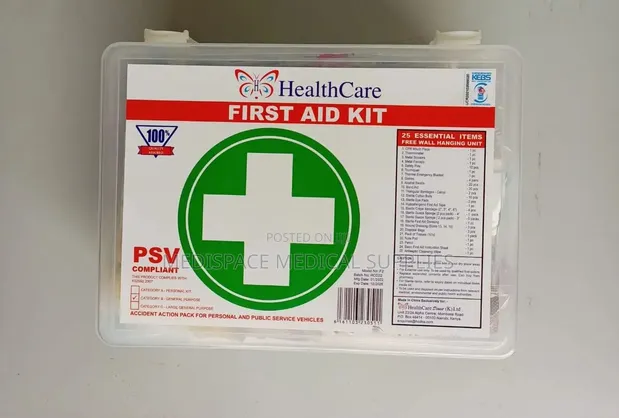 Compact First Aid Kit with 25 Essentials - 1