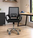 Ergonomic Swivel Chair with Low Mesh Back - 5