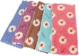 5pc Coral Fleece Square Soft Absorbent Hand Towels - 1