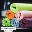 5pcs Kitambaa cha Kusafishia Kioo cha Microfiber cha Magamba ya Samaki - 2