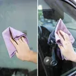 5pcs Kitambaa cha Kusafishia Kioo cha Microfiber cha Magamba ya Samaki - 3