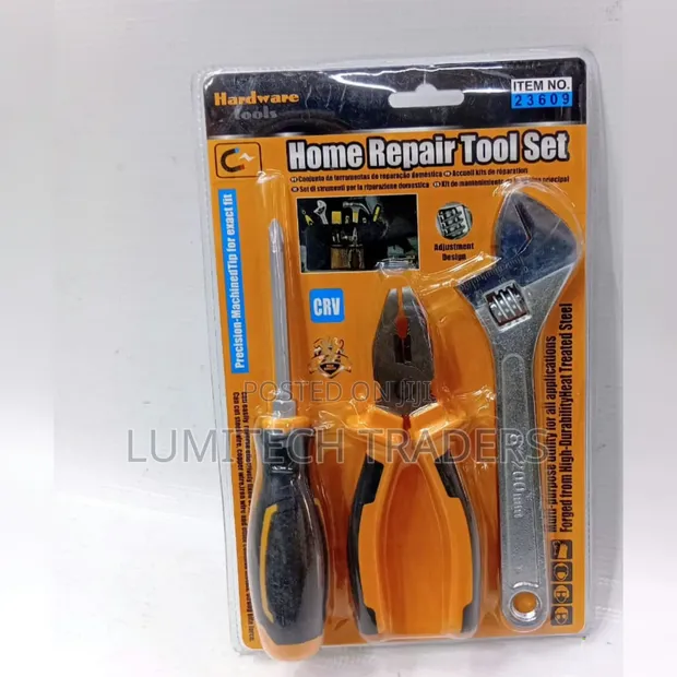 3-Piece Home Repair Tool Set - 1
