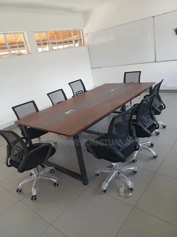 Boss Office Products Meza ya Mkutano ya Mstatili (Inaketi 8) - 1