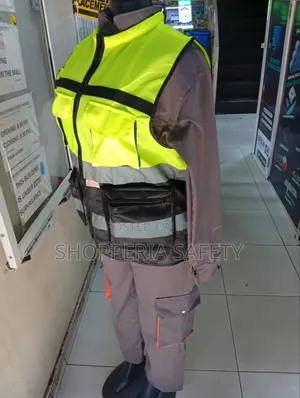 Chinese Collar High-Visibility Reflector Vest