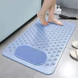 Non-Slip Shower Mat - Mildew Resistant Rubber Bathtub Mat