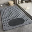Non-Slip Shower Mat - Mildew Resistant Rubber Bathtub Mat - 2