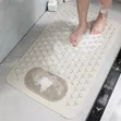 Non-Slip Shower Mat - Mildew Resistant Rubber Bathtub Mat - 3