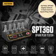 AUTOOL SPT360 Digital 5-Channel Spark Plug Tester - 2