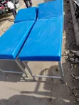 Examination Couch - Ngozi ya Fedha na Bluu - 1