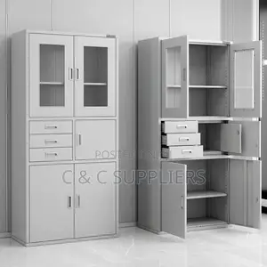 Steel Filing Cabinet with Drawers & Safe - Brand New