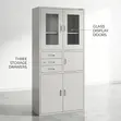 Steel Filing Cabinet with Drawers & Safe - Brand New - 3
