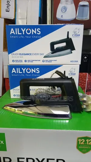 Ailyons Electric Dry Iron Box - Silver
