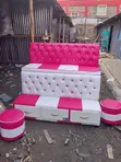 Kiti Kipya cha Pedicure cha Viti 3 na Droo - 2