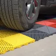 15mm Open Grid Garage Tiles for Drainage - 1