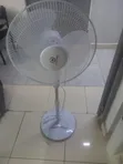 White 16-inch Stand Fan - 2