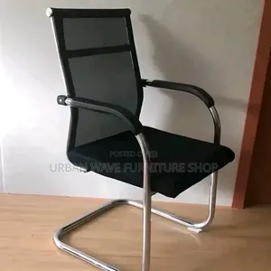 Brand New Black Visitors Mesh Chairs