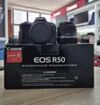 Canon EOS R50 Mirrorless Camera with 18-45mm Lens (Black) - 1