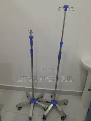 Portable IV Drip Stand with Castors