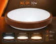 Wooden Ceiling Lamps - LED Tricolor - 2