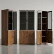 Kabati la Brown la Milango 3 na Rafu - 1