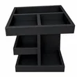 3-Tier Rotating Wooden Makeup Organizer - 2