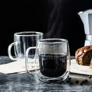 380ml Double Wall Borosilicate Coffee Cup