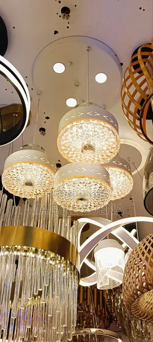 Adjustable LED Tri-Color Mini Chandelier