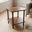 Square Wooden Side Stool - Brand New - 4