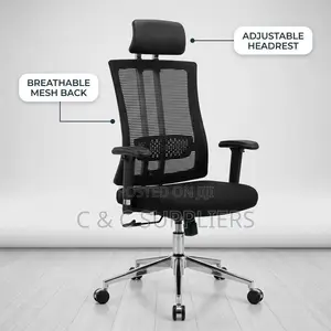 Kiti cha Orthopedic Mesh Lumbar chenye Headrest