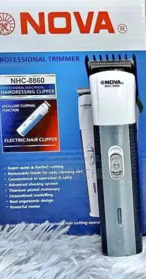 Nova Professional Trimmer ya Mwili na Ndevu Inayochajiwa