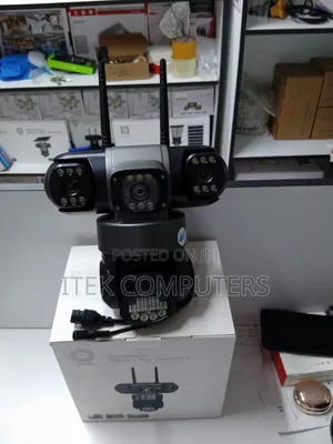 Outdoor 4G Triple Lens Camera for Remote Property