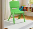 Stackable Plastic Low Back Chair for Kindergarten - Green - 3