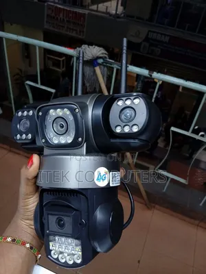 4G Triple Lens CCTV Camera for Business Premises