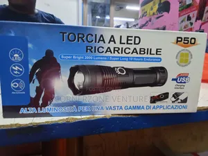 P50 Rechargeable Torch 2000 Lumens