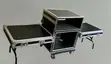 Heavy-Duty 10U DJ Workstation Rack with Dual Fold-Out Tables - 1