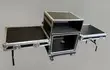 Heavy-Duty 10U DJ Workstation Rack with Dual Fold-Out Tables - 2