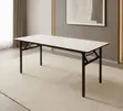 White Multipurpose Foldable 1200mm Custom Table - 1