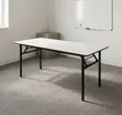White Multipurpose Foldable 1200mm Custom Table - 4