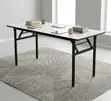 White Multipurpose Foldable 1200mm Custom Table - 5
