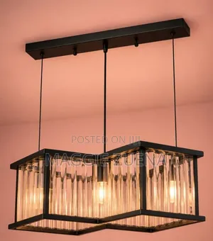 3-Bulb Industrial Pendant Light