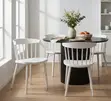 Stackable Polypropylene Restaurant Patio Chair - 3